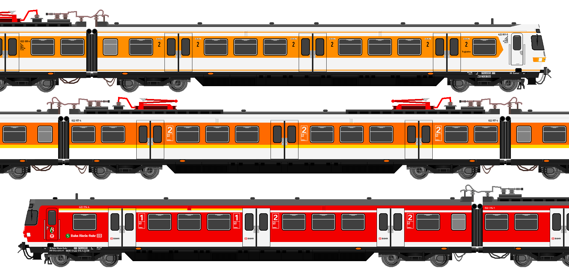 DB-Baureihe 422 - wie es hätte aussehen können