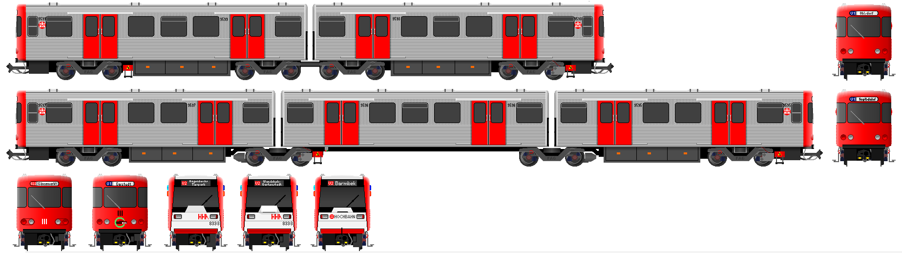 HHA-Baureihe DT3 - Concept Arts